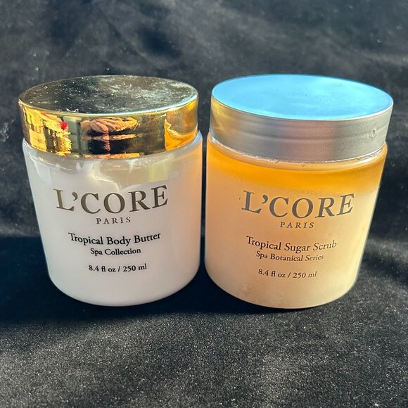 L'CORE Tropical Body Butter and Sugar Scrub - Spa Collection - Picture 1 of 5